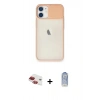 MARSİLYAN™- iPhone 11 Kılıf Vadi Çizgi - Siyah Joko Magic 5D Cam + Pers Alüminyum Kamera Lens - KI