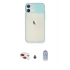 MARSİLYAN™- iPhone 11 Kılıf Vadi Çizgi - Siyah Joko Magic 5D Cam + Pers Alüminyum Kamera Lens - KI