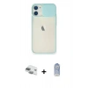 MARSİLYAN™- iPhone 11 Kılıf Vadi Çizgi - Siyah Joko Magic 5D Cam + Pers Alüminyum Kamera Lens - YL