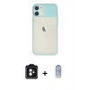MARSİLYAN™- iPhone 11 Kılıf Vadi Çizgi - Siyah Joko Magic 5D Cam + PVD Metal Kamera Lens - YL