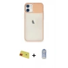 MARSİLYAN™- iPhone 11 Kılıf Vadi Çizgi - Siyah Joko Magic 5D Cam + Rainbow Kamera Lens Koruma Cam - KI
