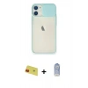 MARSİLYAN™- iPhone 11 Kılıf Vadi Çizgi - Siyah Joko Magic 5D Cam + Rainbow Kamera Lens Koruma Cam - KI