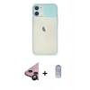 MARSİLYAN™- iPhone 11 Kılıf Vadi Çizgi - Siyah Joko Magic 5D Cam + Raze Metal Kamera Lens - SH