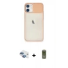 MARSİLYAN™- iPhone 11 Kılıf Vadi Çizgi - Siyah Joko Magic 5D Hayalet Cam + Pers Alüminyum Kamera Lens - GI