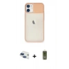 MARSİLYAN™- iPhone 11 Kılıf Vadi Çizgi - Siyah Joko Magic 5D Hayalet Cam + Pers Alüminyum Kamera Lens - LT