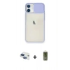 MARSİLYAN™- iPhone 11 Kılıf Vadi Çizgi - Siyah Joko Magic 5D Hayalet Cam + Pers Alüminyum Kamera Lens - LT