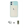 MARSİLYAN™- iPhone 11 Kılıf Vadi Çizgi - Siyah Joko Magic 5D Hayalet Cam + Pers Alüminyum Kamera Lens - YL