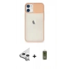 MARSİLYAN™- iPhone 11 Kılıf Vadi Çizgi - Siyah Joko Magic 5D Hayalet Cam + Raze Metal Kamera Lens - GS