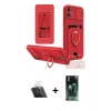 MARSİLYAN™- iPhone 11 Kılıf Vadi Form Prime - Şeffaf 360 Full Body Arka Koruyucu + Şeffaf Kamera Lens Koruma Cam