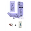 MARSİLYAN™- iPhone 11 Kılıf Vadi Form Prime - Şeffaf Pasifik Cam Ekran Koruyucu + Pers Alüminyum Kamera Lens - KI