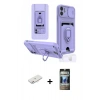 MARSİLYAN™- iPhone 11 Kılıf Vadi Form Prime - Siyah 34D Hayalet Izgaralı Cam + Renkli Kamera Lens Koruma Cam - PE