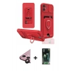 MARSİLYAN™- iPhone 11 Kılıf Vadi Form Prime - Siyah 360 Mat Full Body Arka Koruyucu + Raze Metal Kamera Lens - SH