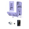 MARSİLYAN™- iPhone 11 Kılıf Vadi Form Prime - Siyah 3D Antistatik Hayalet Cam Ekran Koruyucu + Pers Alüminyum Kamera Lens - LT