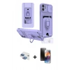 MARSİLYAN™- iPhone 11 Kılıf Vadi Form Prime - Siyah 3D Antistatik Mat Seramik Nano Ekran Koruyucu + Pers Alüminyum Kamera Lens - GI