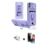 MARSİLYAN™- iPhone 11 Kılıf Vadi Form Prime - Siyah 3D Antistatik Mat Seramik Nano Ekran Koruyucu + Pers Alüminyum Kamera Lens - GD