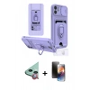 MARSİLYAN™- iPhone 11 Kılıf Vadi Form Prime - Siyah 3D Antistatik Mat Seramik Nano Ekran Koruyucu + Raze Metal Kamera Lens - KI