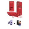 MARSİLYAN™- iPhone 11 Kılıf Vadi Form Prime - Siyah 3D Antistatik Mat Seramik Nano Ekran Koruyucu + Raze Metal Kamera Lens - MR
