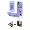 MARSİLYAN™- iPhone 11 Kılıf Vadi Form Prime - Siyah 3D Antistatik Mat Seramik Nano Ekran Koruyucu + Raze Metal Kamera Lens - SH