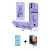 MARSİLYAN™- iPhone 11 Kılıf Vadi Form Prime - Siyah 3D Antistatik Mat Seramik Nano Ekran Koruyucu + Neon Fosforlu Kamera Lens - YL