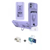 MARSİLYAN™- iPhone 11 Kılıf Vadi Form Prime - Siyah 3D Antistatik Seramik Nano Ekran Koruyucu + Pers Alüminyum Kamera Lens - GD