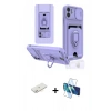 MARSİLYAN™- iPhone 11 Kılıf Vadi Form Prime - Siyah 3D Antistatik Seramik Nano Ekran Koruyucu + Renkli Kamera Lens Koruma Cam - SI