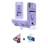 MARSİLYAN™- iPhone 11 Kılıf Vadi Form Prime - Siyah 3D Antistatik Seramik Nano Ekran Koruyucu + Raze Metal Kamera Lens - SH