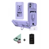 MARSİLYAN™- iPhone 11 Kılıf Vadi Form Prime - Siyah 6D Antistatik Mat Seramik Hayalet Nano Ekran Koruyucu + Raze Metal Kamera Lens - KI