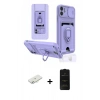 MARSİLYAN™- iPhone 11 Kılıf Vadi Form Prime - Siyah 6D Antistatik Mat Seramik Hayalet Nano Ekran Koruyucu + Renkli Kamera Lens Koruma Cam - SI