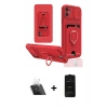 MARSİLYAN™- iPhone 11 Kılıf Vadi Form Prime - Siyah 6D Antistatik Mat Seramik Hayalet Nano Ekran Koruyucu + Kamera Lens Koruma Cam - SF