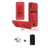 MARSİLYAN™- iPhone 11 Kılıf Vadi Form Prime - Siyah 6D Antistatik Mat Seramik Hayalet Nano Ekran Koruyucu + Pers Alüminyum Kamera Lens - YL