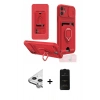 MARSİLYAN™- iPhone 11 Kılıf Vadi Form Prime - Siyah 6D Antistatik Mat Seramik Hayalet Nano Ekran Koruyucu + Raze Metal Kamera Lens - GS