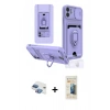 MARSİLYAN™- iPhone 11 Kılıf Vadi Form Prime - Siyah 6D Mat Seramik Hayalet Nano Ekran Koruyucu + Pers Alüminyum Kamera Lens - GI