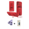 MARSİLYAN™- iPhone 11 Kılıf Vadi Form Prime - Siyah 6D Mat Seramik Hayalet Nano Ekran Koruyucu + Raze Metal Kamera Lens - MR