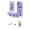 MARSİLYAN™- iPhone 11 Kılıf Vadi Form Prime - Siyah 6D Mat Seramik Hayalet Nano Ekran Koruyucu + Renkli Kamera Lens Koruma Cam - TU