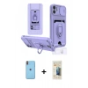 MARSİLYAN™- iPhone 11 Kılıf Vadi Form Prime - Siyah 6D Mat Seramik Hayalet Nano Ekran Koruyucu + Neon Fosforlu Kamera Lens - TU