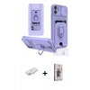 MARSİLYAN™- iPhone 11 Kılıf Vadi Form Prime - Siyah Bilvis 3D Cam Ekran Koruyucu + Renkli Kamera Lens Koruma Cam - PE