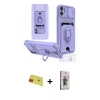 MARSİLYAN™- iPhone 11 Kılıf Vadi Form Prime - Siyah Bilvis 3D Cam Ekran Koruyucu + Rainbow Kamera Lens Koruma Cam - KI
