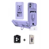 MARSİLYAN™- iPhone 11 Kılıf Vadi Form Prime - Siyah Bilvis 3D Cam Ekran Koruyucu + PVD Metal Kamera Lens - YL
