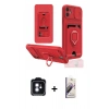 MARSİLYAN™- iPhone 11 Kılıf Vadi Form Prime - Siyah Bilvis 3D Mat Cam Ekran Koruyucu + PVD Metal Kamera Lens - MI