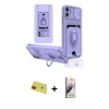 MARSİLYAN™- iPhone 11 Kılıf Vadi Form Prime - Siyah Bilvis 3D Mat Cam Ekran Koruyucu + Rainbow Kamera Lens Koruma Cam - KI