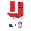 MARSİLYAN™- iPhone 11 Kılıf Vadi Form Prime - Siyah Bilvis 5in1 3D Magic Cam Ekran Koruyucu + Kamera Lens Koruma Cam - SF