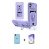 MARSİLYAN™- iPhone 11 Kılıf Vadi Form Prime - Siyah Bilvis 5in1 3D Magic Cam Ekran Koruyucu + Neon Fosforlu Kamera Lens - YL