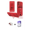 MARSİLYAN™- iPhone 11 Kılıf Vadi Form Prime - Siyah Bilvis 5in1 3D Magic Cam Ekran Koruyucu + Pers Alüminyum Kamera Lens - KI