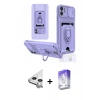 MARSİLYAN™- iPhone 11 Kılıf Vadi Form Prime - Siyah Bilvis 5in1 3D Magic Cam Ekran Koruyucu + Raze Metal Kamera Lens - GS