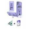 MARSİLYAN™- iPhone 11 Kılıf Vadi Form Prime - Siyah Bilvis 5in1 3D Magic Cam Ekran Koruyucu + Raze Metal Kamera Lens - MI