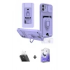 MARSİLYAN™- iPhone 11 Kılıf Vadi Form Prime - Siyah Bilvis 5in1 5D Magic Hayalet Cam Ekran Koruyucu + Kamera Lens Koruma Cam - SF