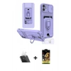 MARSİLYAN™- iPhone 11 Kılıf Vadi Form Prime - Siyah Buffer Cam Ekran Koruyucu + Kamera Lens Koruma Cam - SF