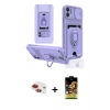 MARSİLYAN™- iPhone 11 Kılıf Vadi Form Prime - Siyah Buffer Cam Ekran Koruyucu + Pers Alüminyum Kamera Lens - KI