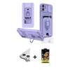 MARSİLYAN™- iPhone 11 Kılıf Vadi Form Prime - Siyah Buffer Cam Ekran Koruyucu + Raze Metal Kamera Lens - GS