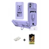MARSİLYAN™- iPhone 11 Kılıf Vadi Form Prime - Siyah Buffer Cam Ekran Koruyucu + Renkli Kamera Lens Koruma Cam - SI
